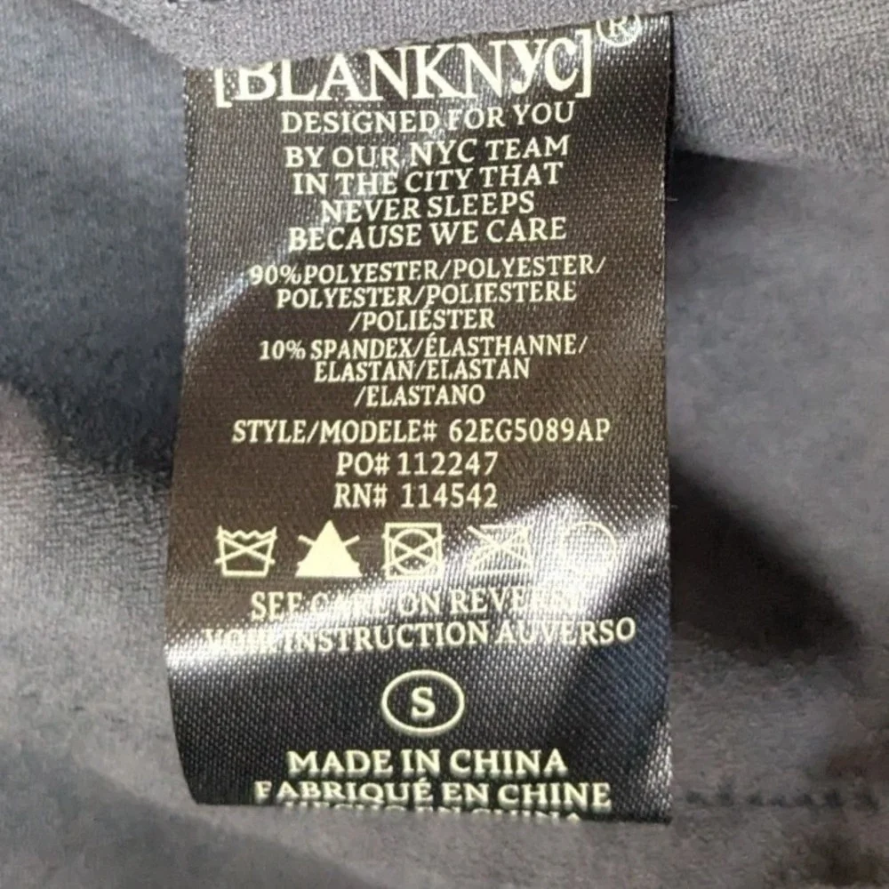 BlankNYC Anthropologie Grey Faux Suede Moto Jacket Womens Small Streetwear‎ NWT